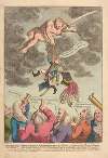 Napoleon’s apotheosis anticipated or the wise men of Leipsic sending Boney to heaven before his time!!!.