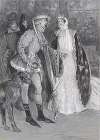 King Richard II, Mr. Tree as Richard and Lily Brayton as the queen, the opening scene at his Majesty’s Theatre