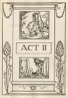 Title page to act 2 of The tempest