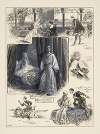 Grouped vignettes depicting characters and scenes from Othello as performed at the Lyric in 1902