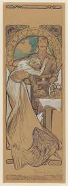 Services secret – maquette d’affiche – Lucien Guitry et Berthe Bovy