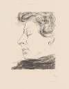 Mère de l’artiste de profil