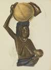Femme Arabe Ouled Gopo avec son enfant (Fort Lamy)