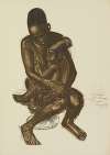 Nafarangui, femme d’Eki Bondo avec son enfant (Bondo)