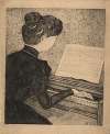 Jeune femme au piano