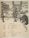 The program of the fencing club (Cercle d’Escrime de la rue de Bourgogne) from April 17, 1886