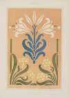 Fleuron & coins, Lis & Jonquilles