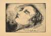 Vincent Van Gogh sur son lit de mort.
