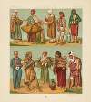 Algérie et Tunisie;  types divers;  costumes et habillement des classes inférieures