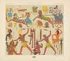 Chariots de guerre Égyptiens et Asiatiques, armes races diverses