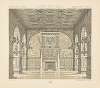 Decoration interieure – galerie de Henri II ou salle des fetes, au palais de Fontainebleau