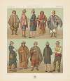 Les Chiliens;  costumes populaires