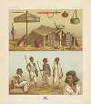 Nubiens, armes et ustensiles, leur campement