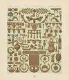 Orfèvrerie-joaillerie;  parures, couronnes, colliers, pendants d’oreilles, bagues, bracelets, fibules etc