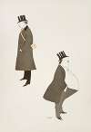 Caricature of two men.