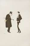 Caricature of two men