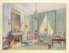 Boudoir cabinet de toilette Louis XVI avec chaise longue….