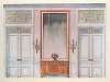 Chambre a coucher Louis XVI. Face des portes….