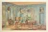 Grand salon Louis XV, peint en gris vert….