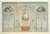 Grand salon Louis XV. Face de portes offrant des peintures….
