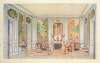 Salon Louis XV, peint en gris vert….