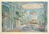 Serre en treillage, blue vert clair (Louis XVI)….