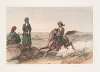 Fort of Killeh Abdooleh. Troopers of the Auchukzye horse.