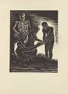 The old man reach him shaky hand to feel the hair on Esau’s skin