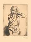 Girl doing her hair