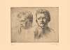 Two boys’ heads