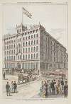 The New Dry Goods Establishment of Strawbridge & Clothier. Corner of Eighth and Market Streets, Philadelphia, PA.