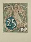 Esquisses de timbres pour un concours – 25 centimes