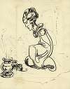 Chinese dame in kostuum