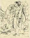 Chinese dame in kostuum