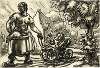 Vrouw met kinderwagen