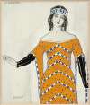 Etude de costume pour Saint Sébastien