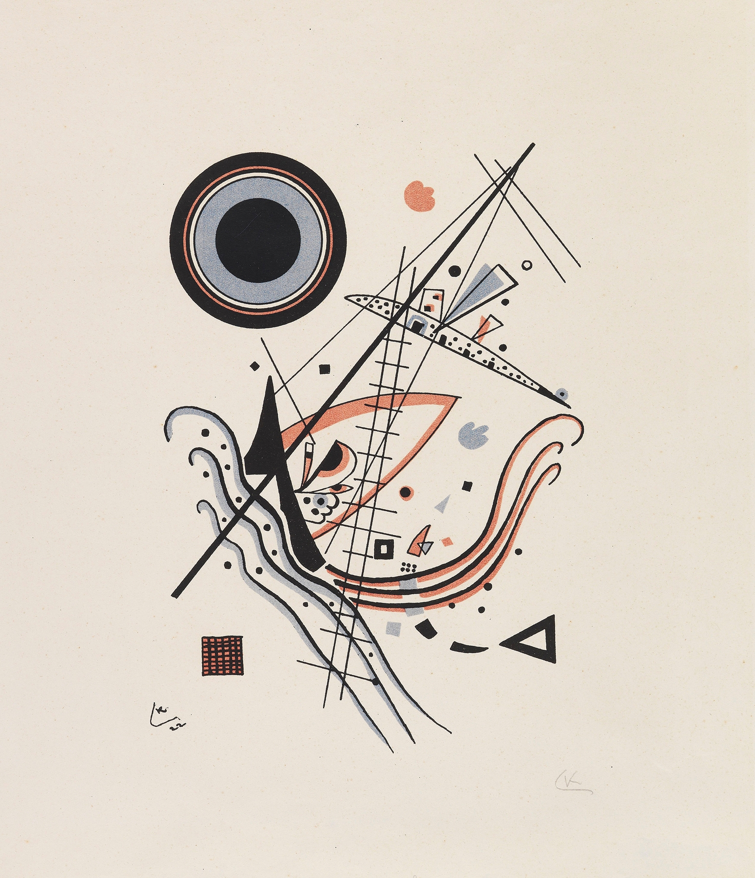 Lithographie ‘Blau’ (1922)