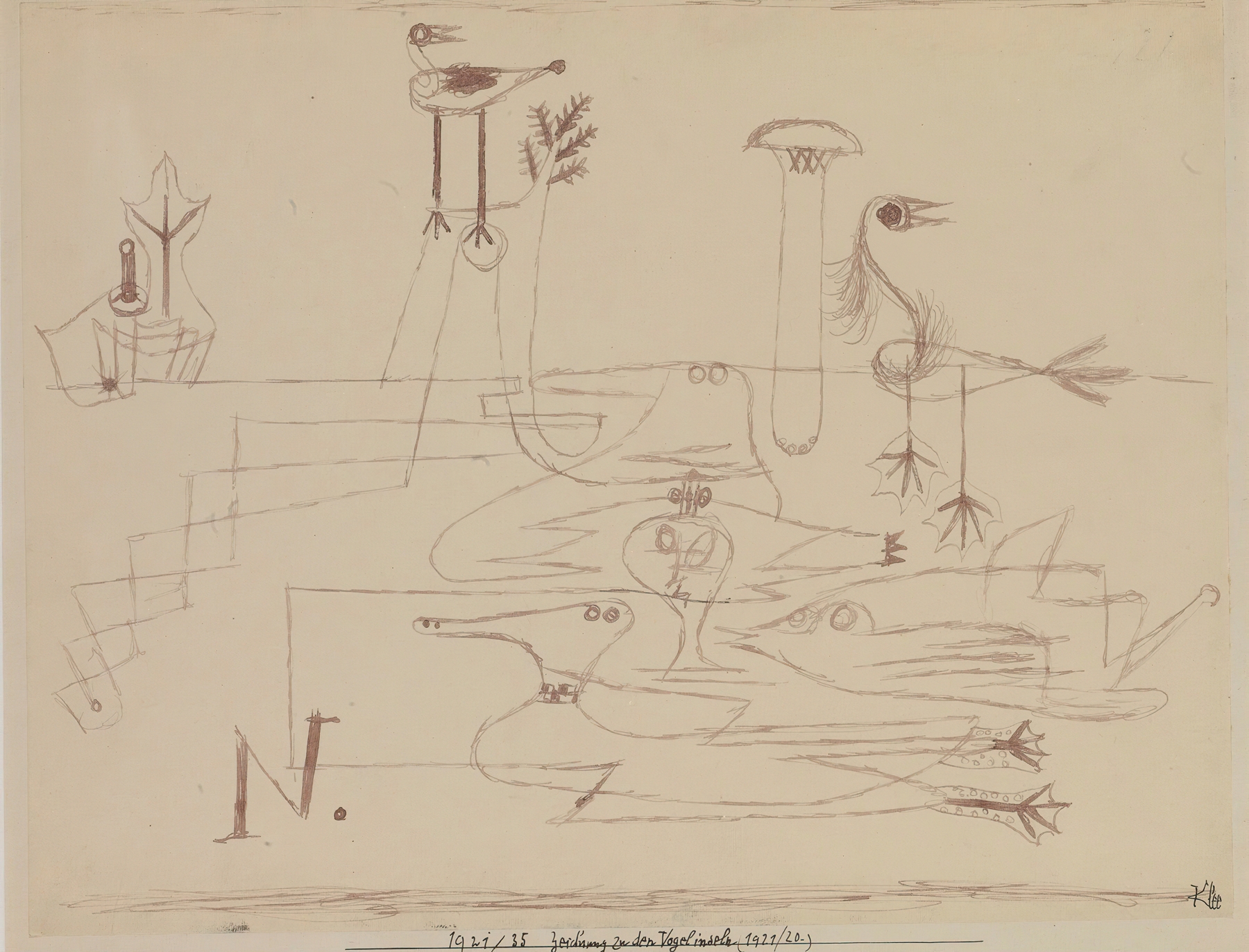 Drawing For Bird Islands (1921)