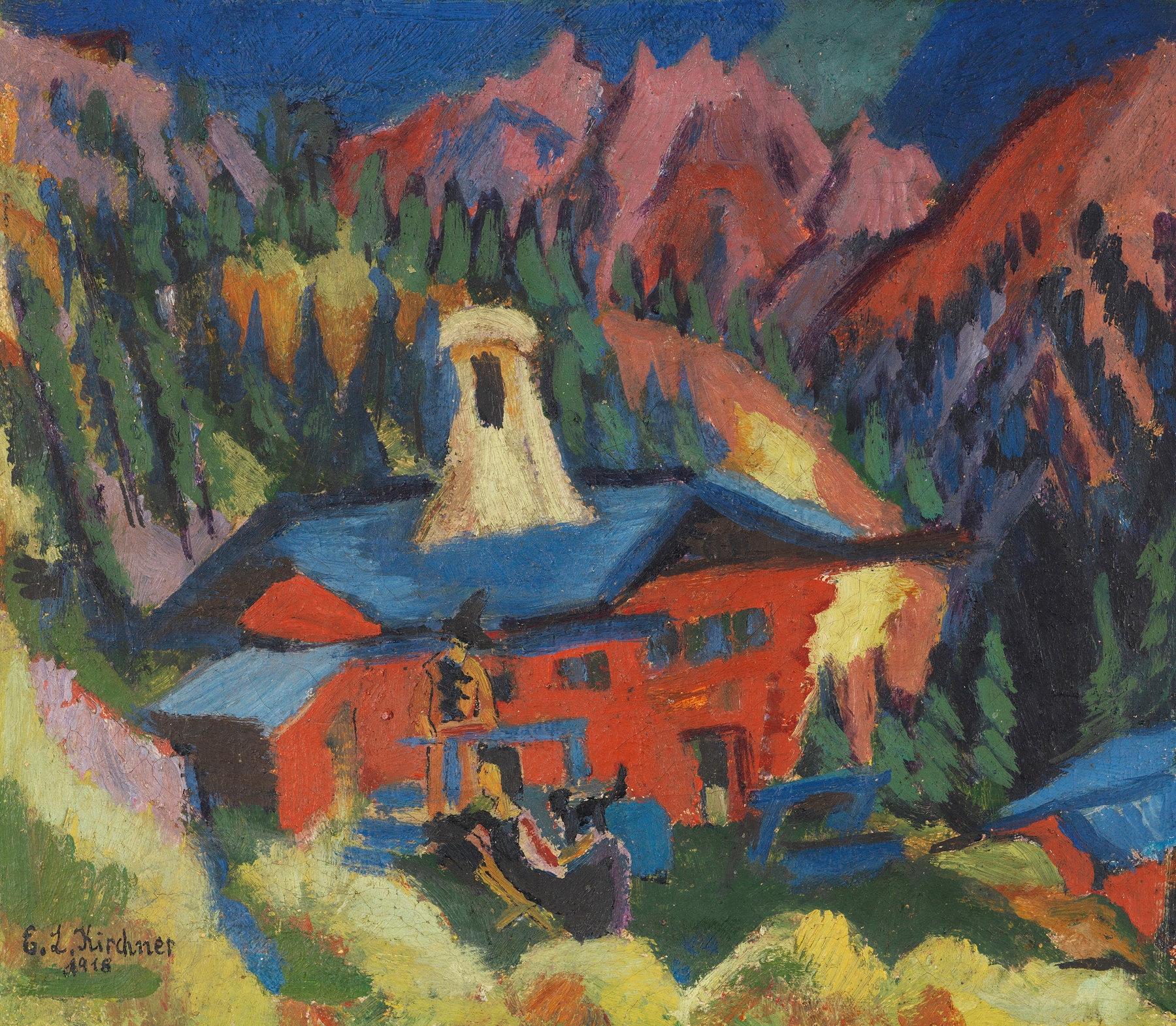 Haus auf der Staffel (1918)