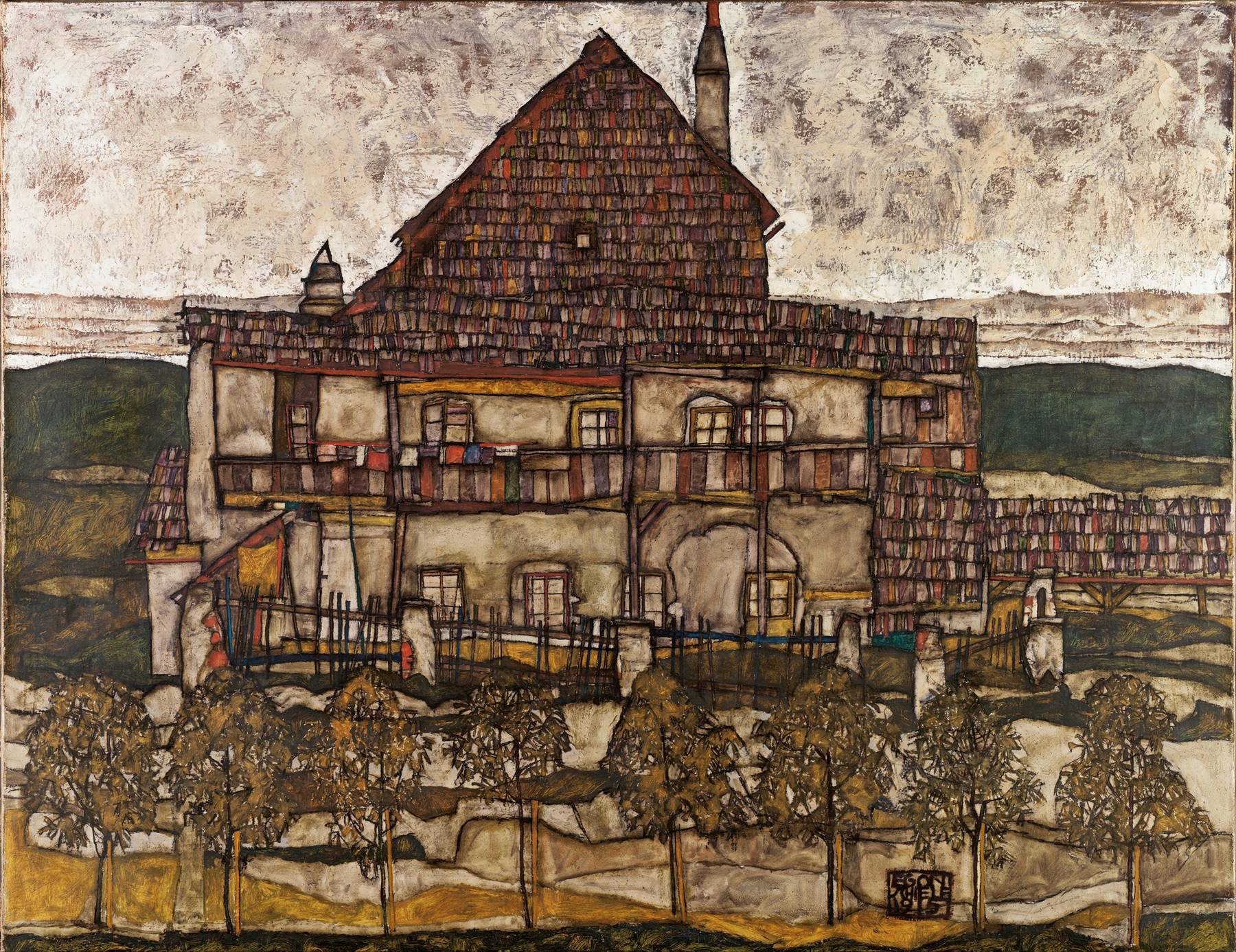 House with Shingle Roof (Old House II) (1915)
