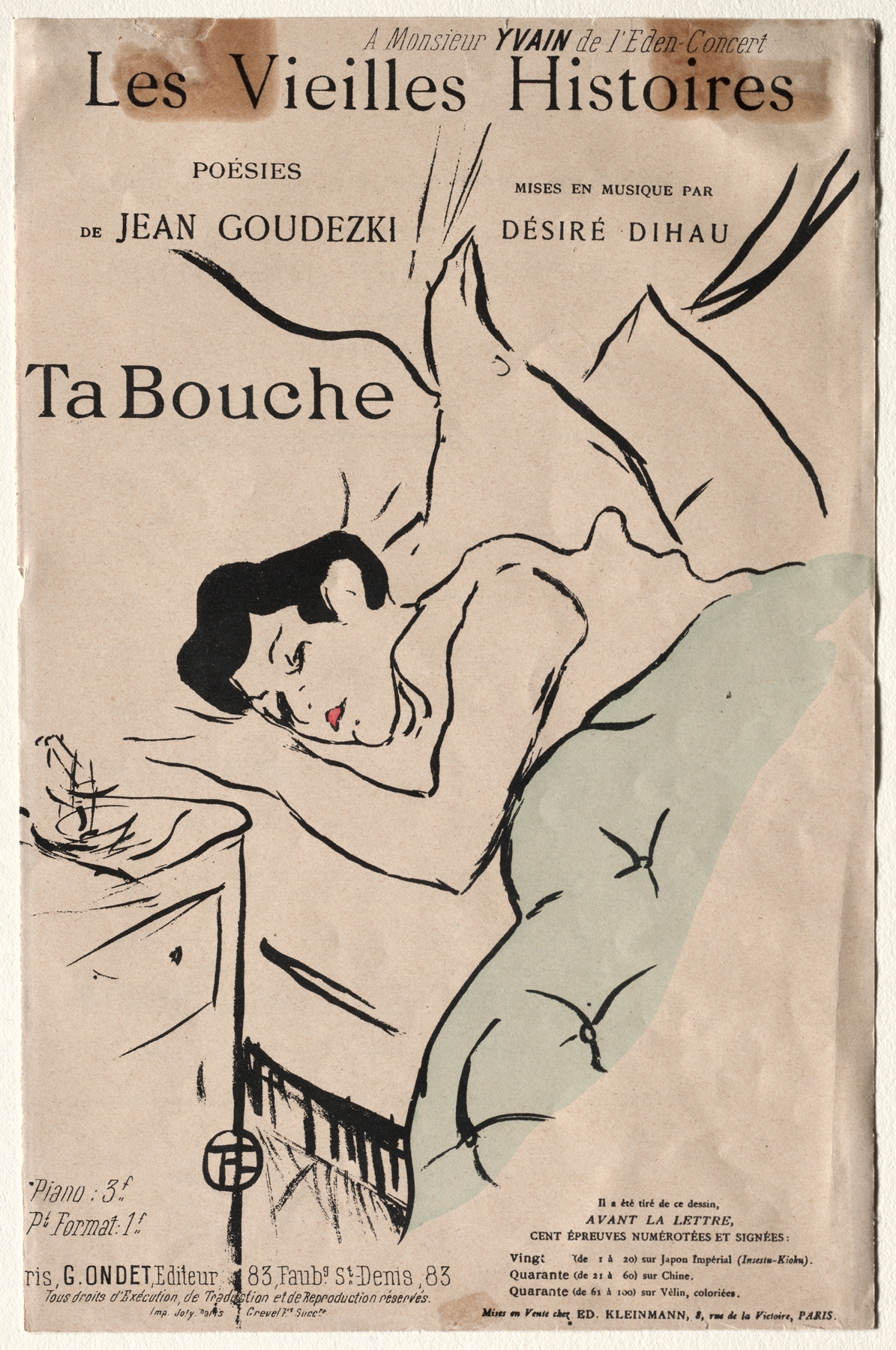 Les Vieilles Histoires, Ta Bouche (1893)