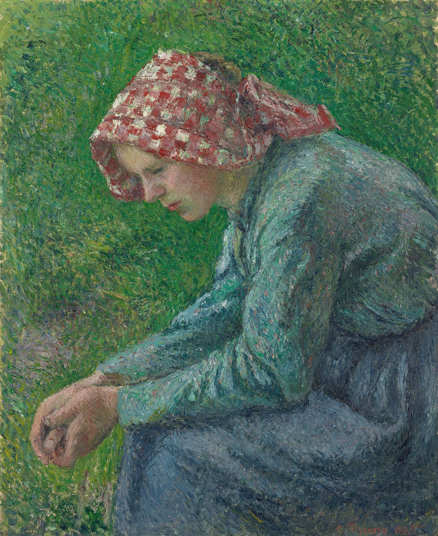 A Seated Peasant Woman (1885)