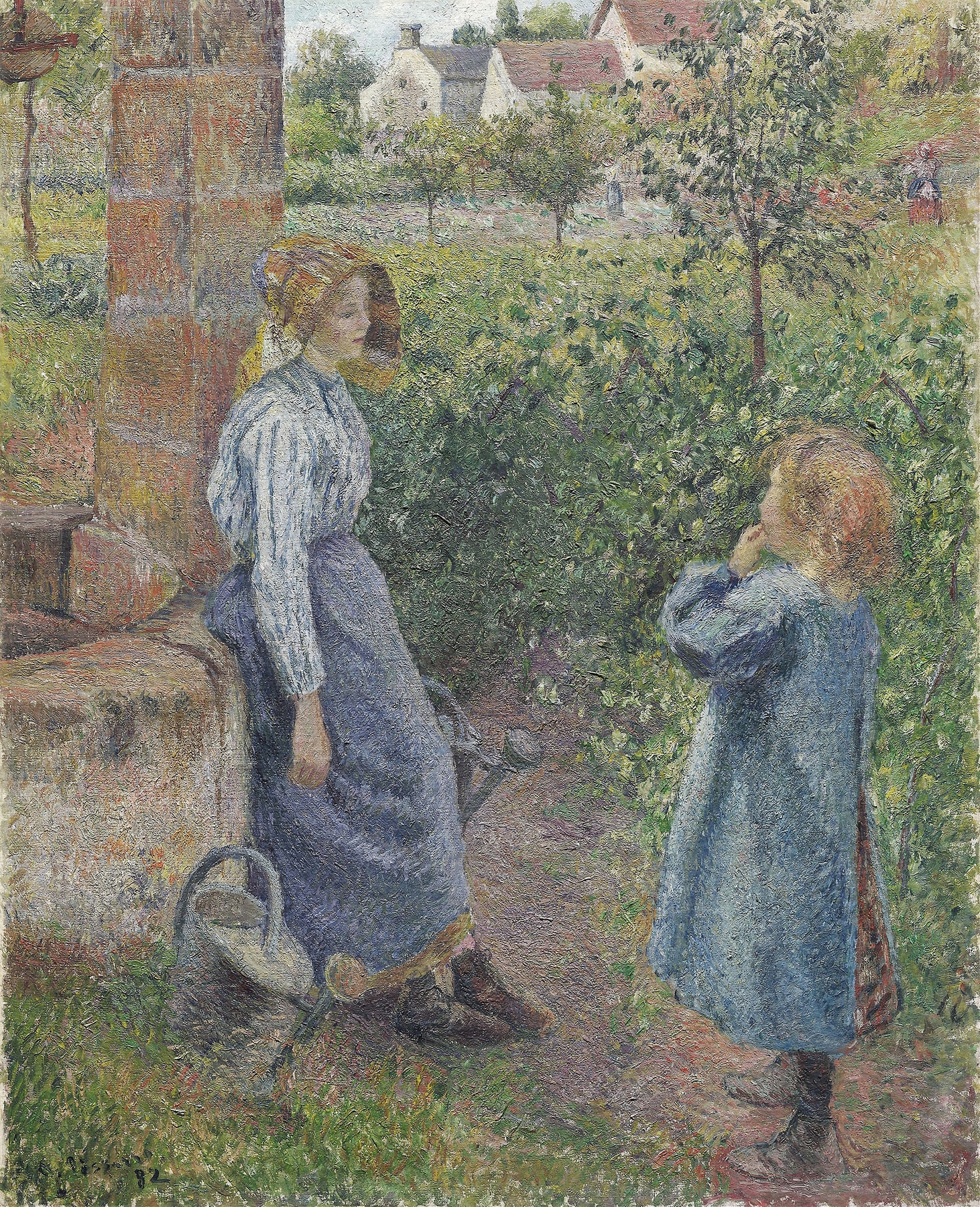 Woman and Child at the Well (1882)
