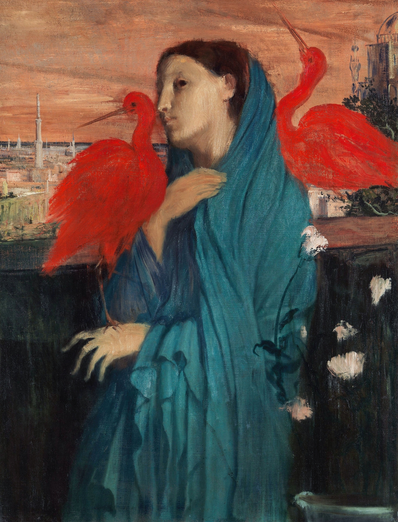 Young Woman with Ibis (1860–62)