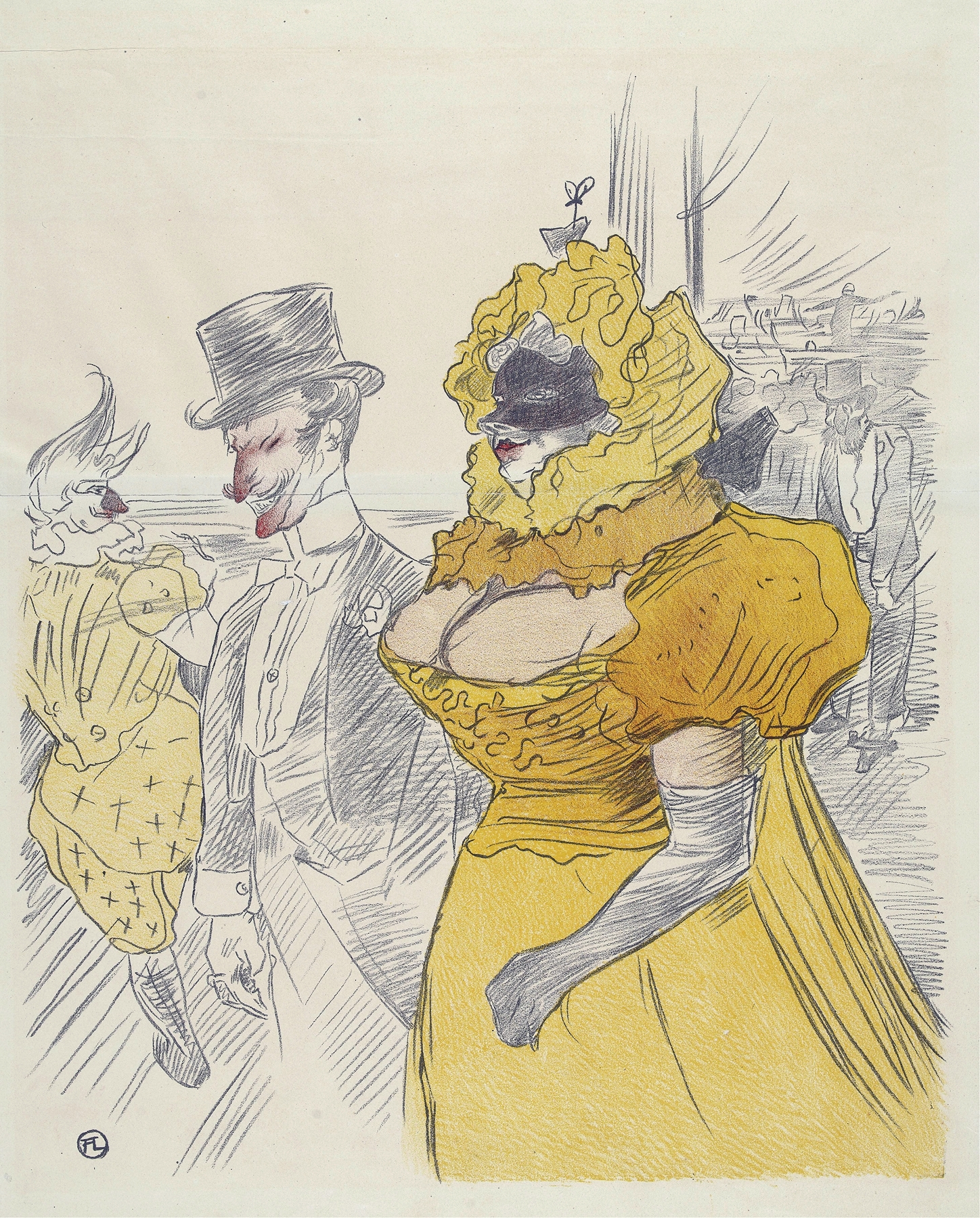 Affiche Au Bal des EtudiantS (1900)