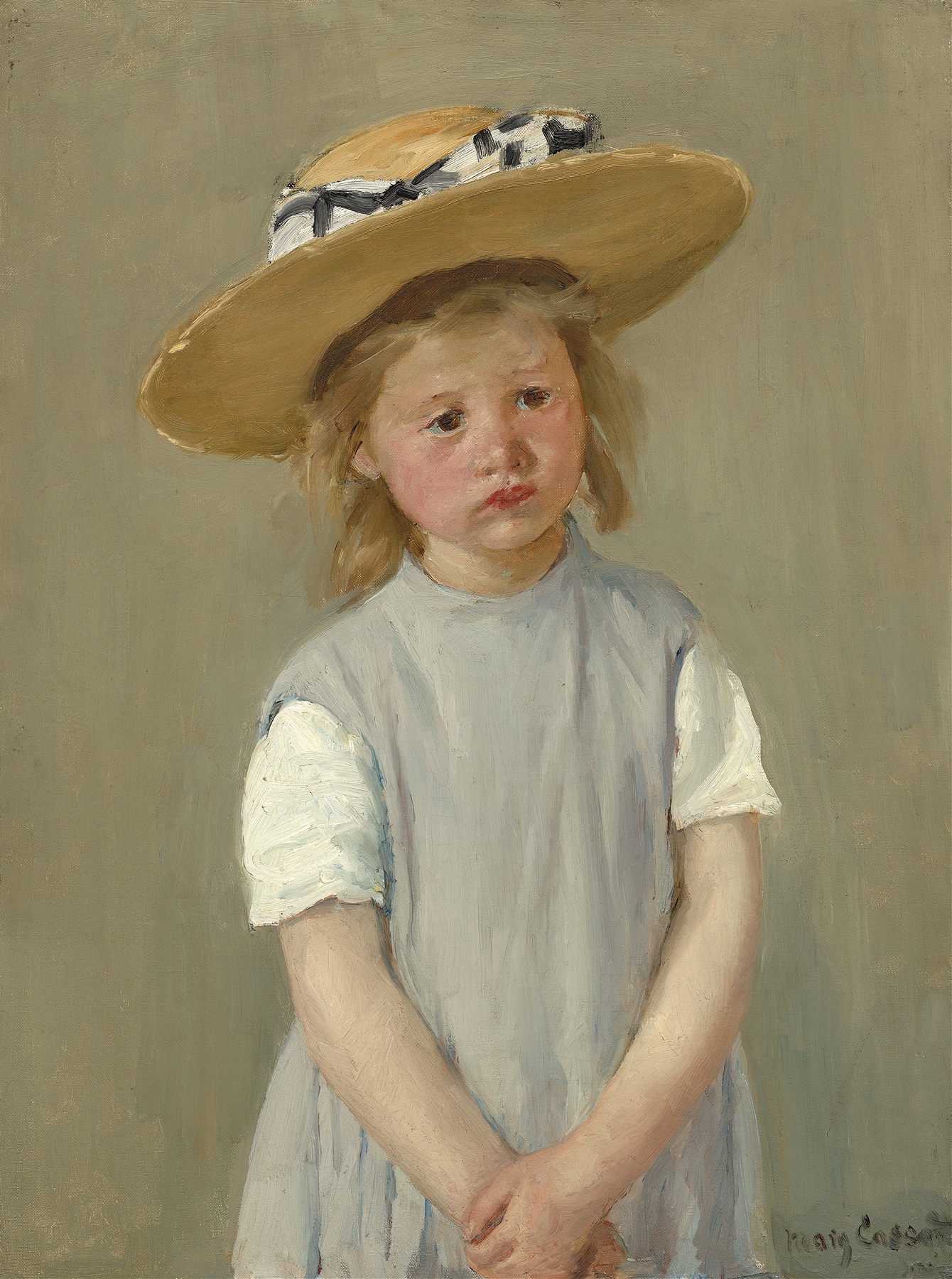 Child in a Straw Hat (c. 1886)