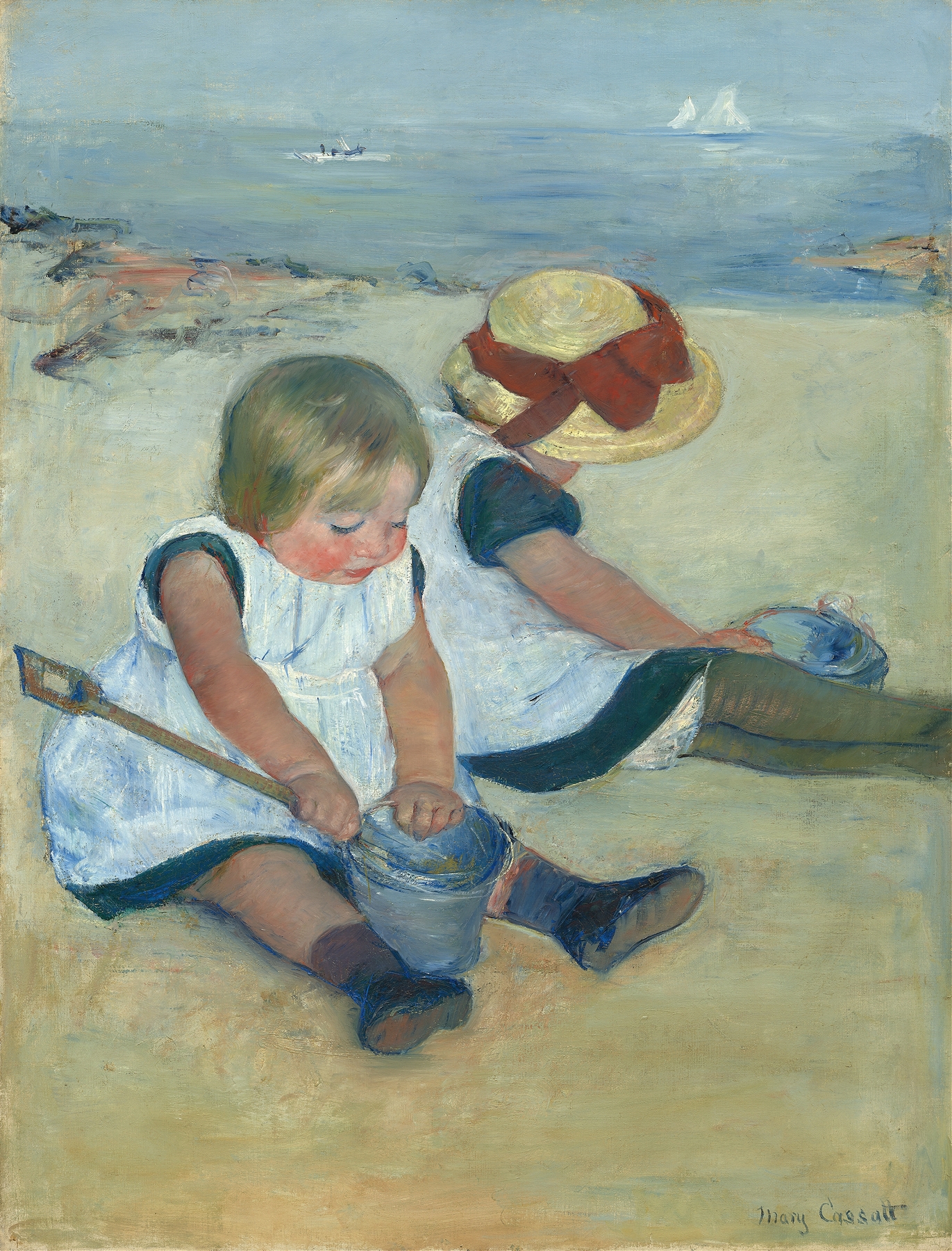 Children Playing on the Beach (1884)