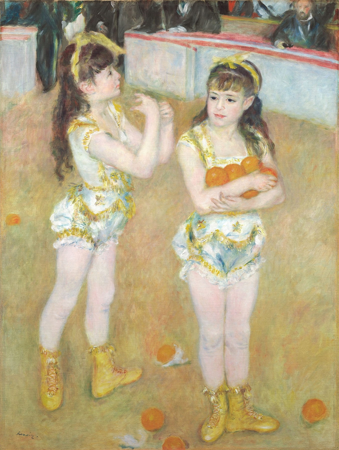 Acrobats at the Cirque Fernando (Francisca and Angelina Wartenberg) (1879)