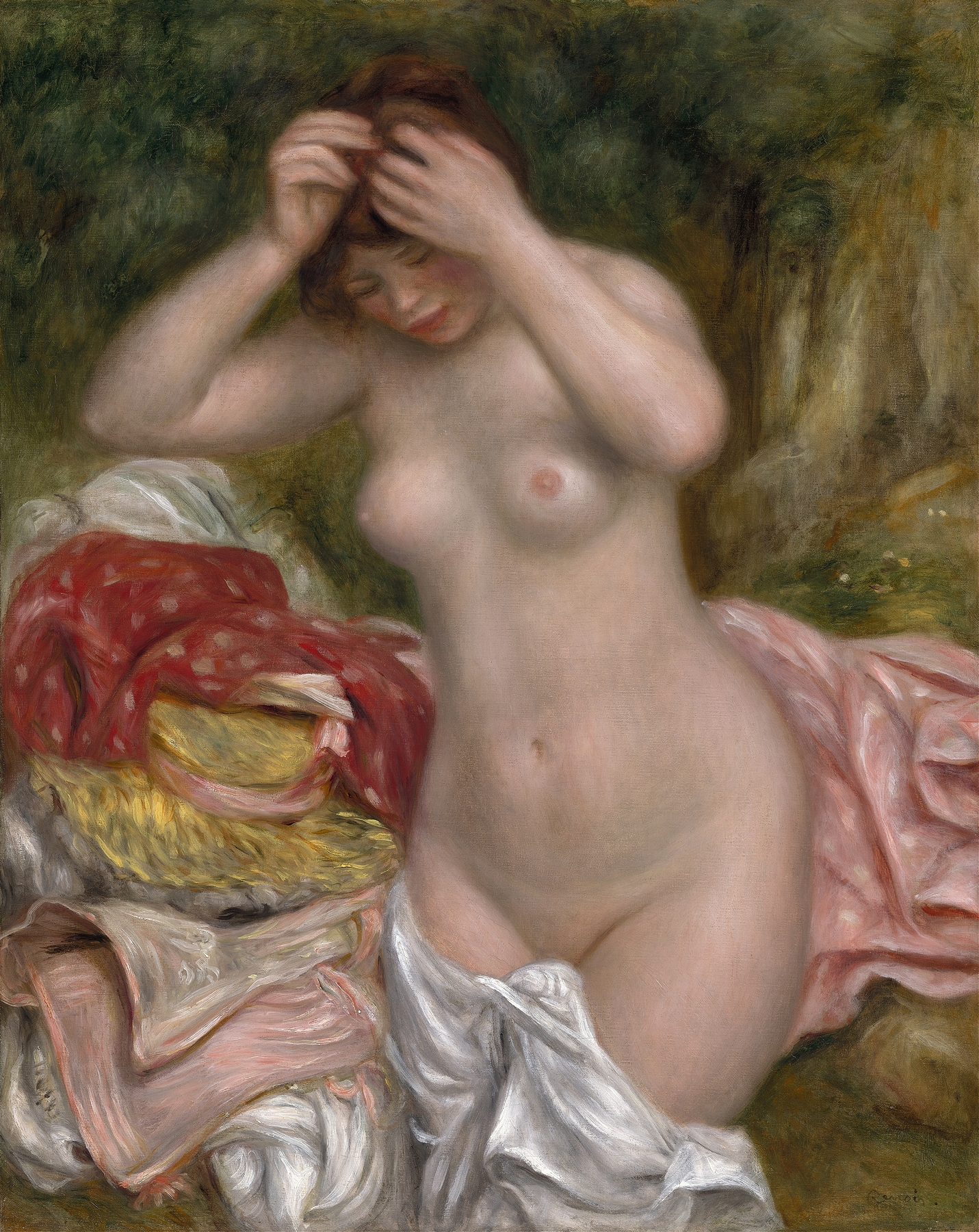 Bather Arranging Her Hair (1893)