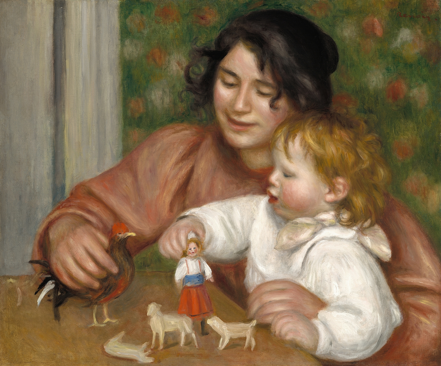 Child with Toys – Gabrielle and the Artist’s Son, Jean (1895-1896)